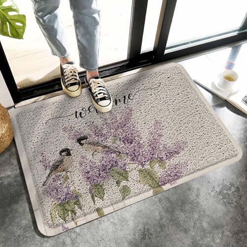 天然ラグ　ガゼニベカール　玄関小　68×48 ラベンダー　ベージュ 天然ラグ ガゼニベカール 玄関小 68×48 ラベンダー ベージュ